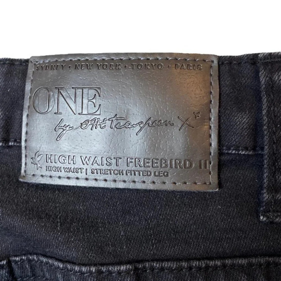 ONETEASPOON Anthro Black High Wasit  Skinny Jeans - Picture 7 of 10
